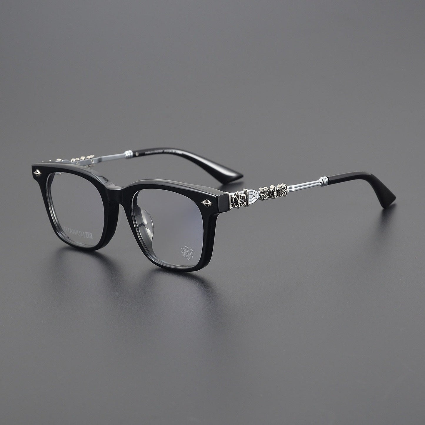 CHH Chrome Hearts Glasses Pure Titanium Temple Punk Wind Myopia Glasses Frame