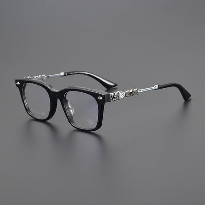 CHH Chrome Hearts Glasses Pure Titanium Temple Punk Wind Myopia Glasses Frame