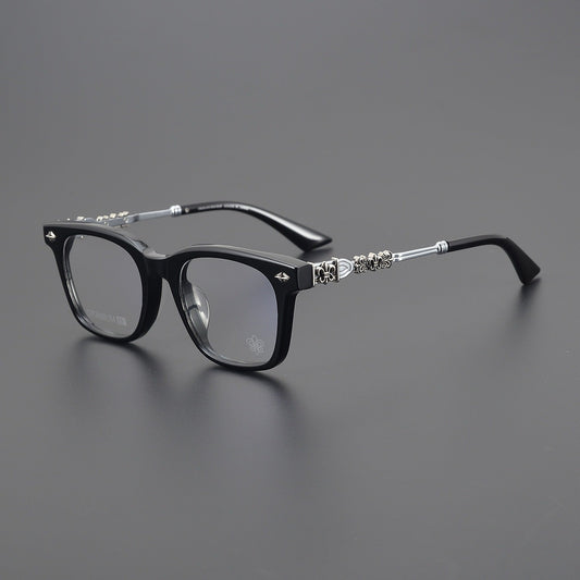 CHH Chrome Hearts Glasses Pure Titanium Temple Punk Wind Myopia Glasses Frame