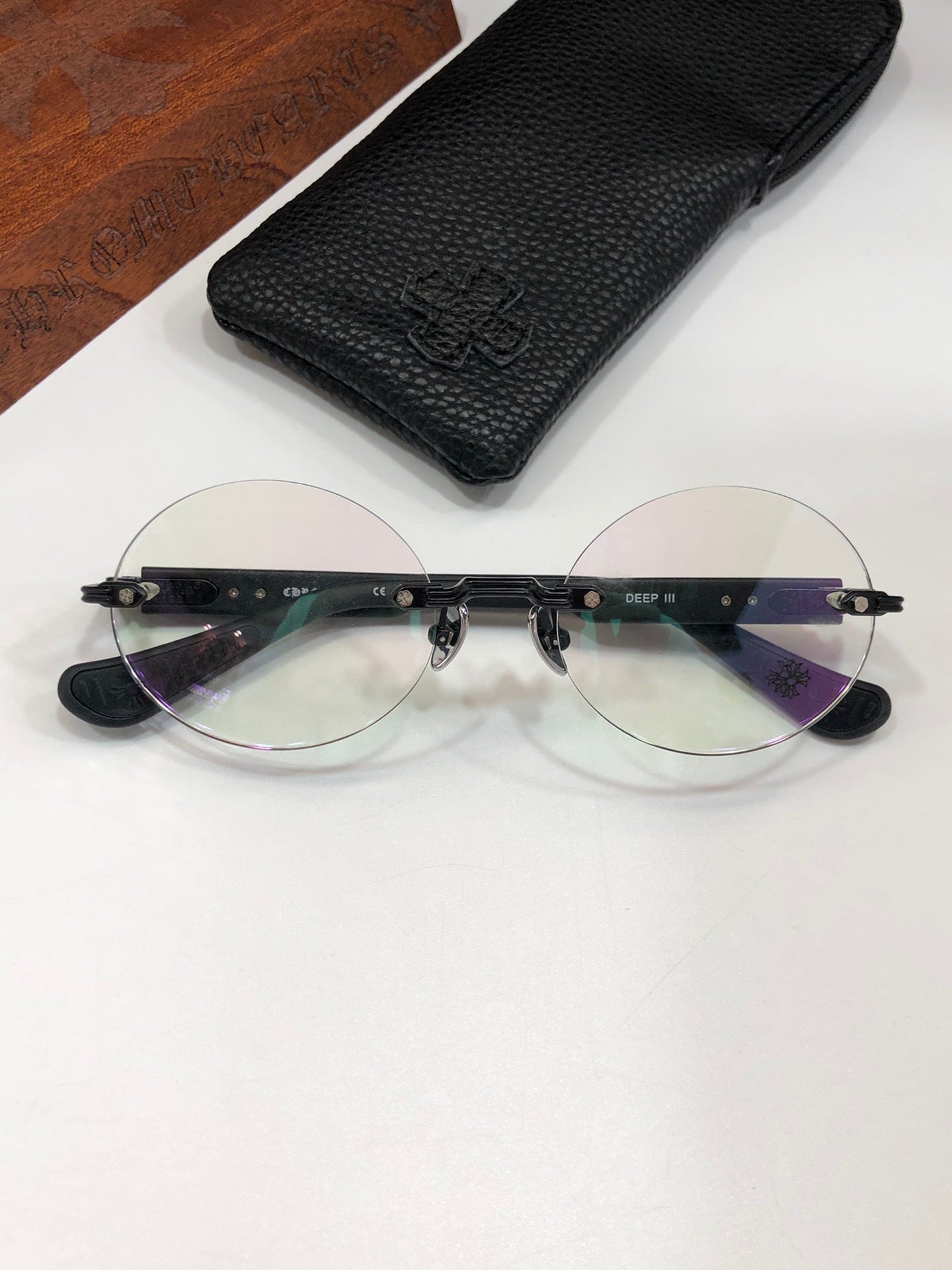 CHH Chrome Hearts Glasses Stylish and exquisite rimless glasses frame