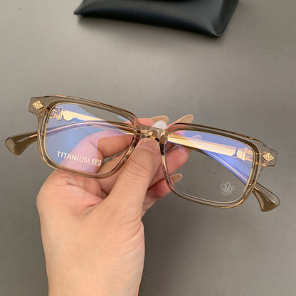 CHH Chrome Hearts Glasses Vintage Pure Titanium Square Myopia Glasses Frame