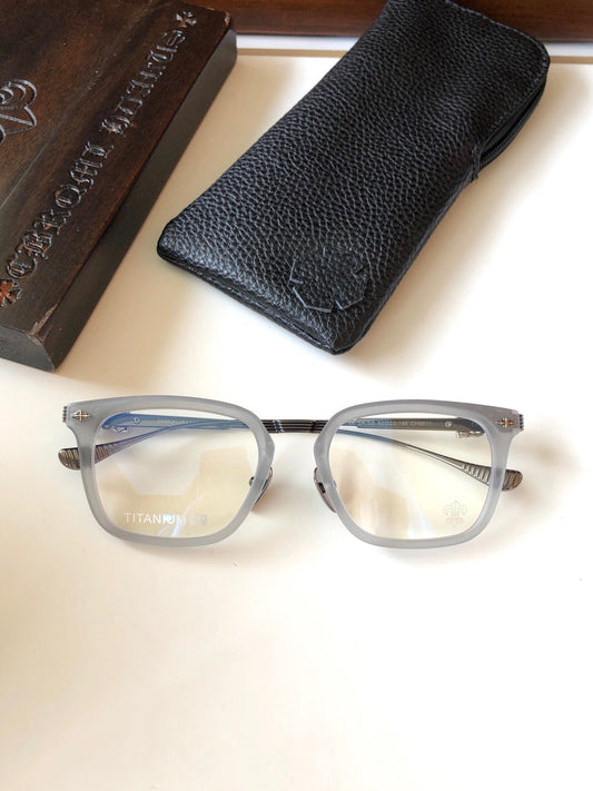 CHH Chrome Hearts Glasses Stylish and Simple Ultra Light Pure Titanium Glasses Frame