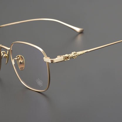 CHH Chrome Hearts Glasses Vintage Ultra Light Titanium Frame