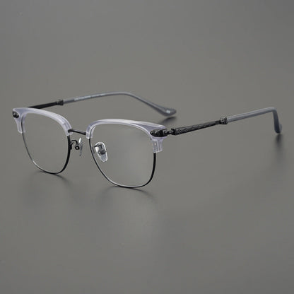 CHH Chrome Hearts Glasses Versatile Ultra Light Titanium Business Glasses Frame