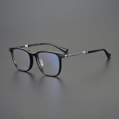 CHH Chrome Hearts Glasses Vintage Pure Titanium Black Frame Glasses