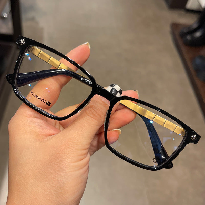 CHH Chrome Hearts Glasses Square Frame Versatile Myopia Glasses Frame