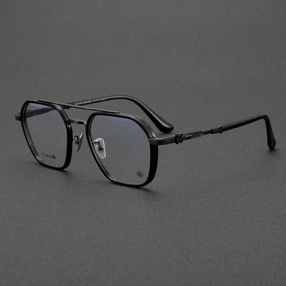 CHH Chrome Hearts Glasses Japanese Handmade Double Beam Glasses Frame Sunglasses