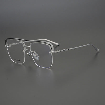 CHH Chrome Hearts Glasses Versatile Pure Titanium Square Glasses Frame