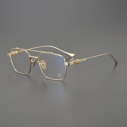 CHH Chrome Hearts Glasses Toad Mirror Double Beam Full Frame Glasses Frame