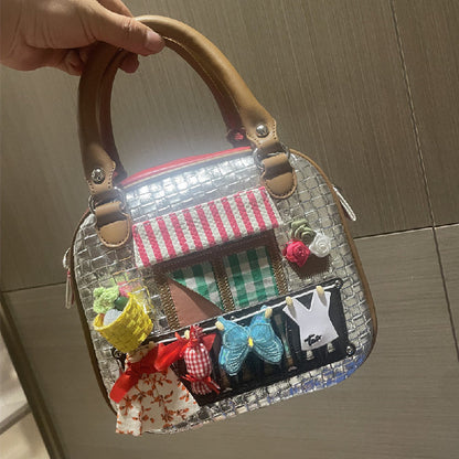 Chh Chrome Heart Leather Bag Handbag Crossbody Bag