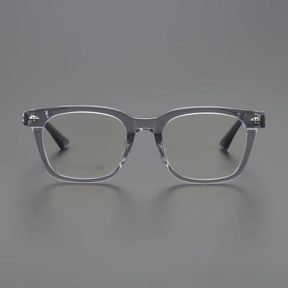 CHH Chrome Hearts Glasses Plain Silver Versatile Flat Mirrors Myopia Glasses Frame