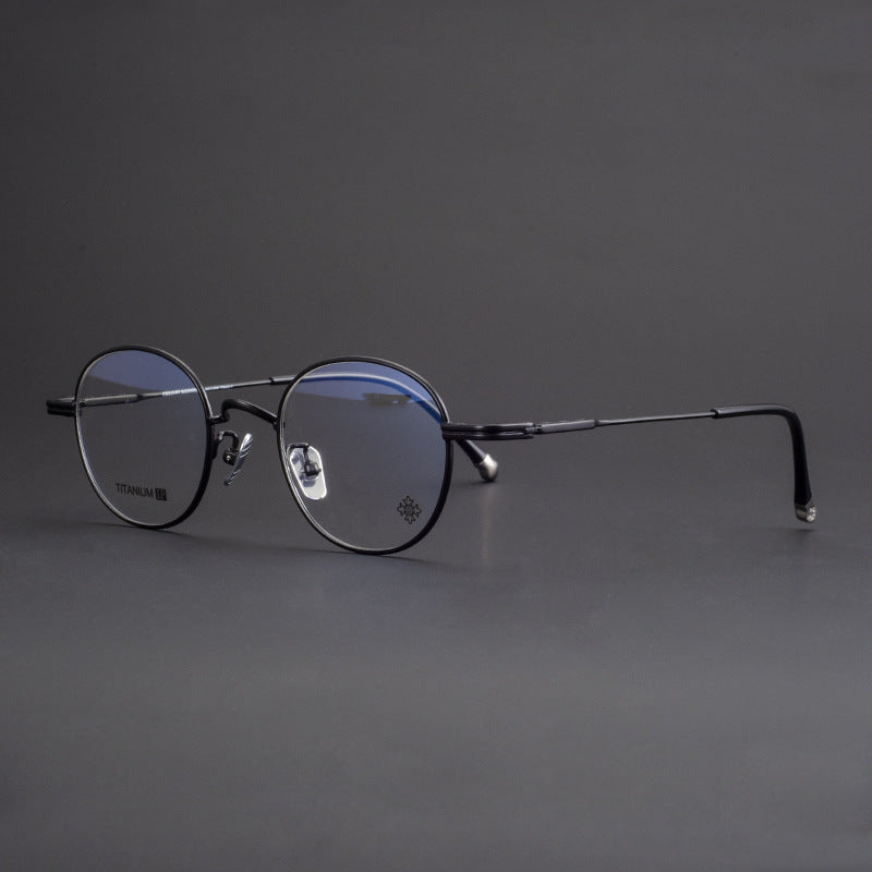 CHH Chrome Hearts Glasses Fashion Exquisite Pure Titanium Ultra Light Round Frame
