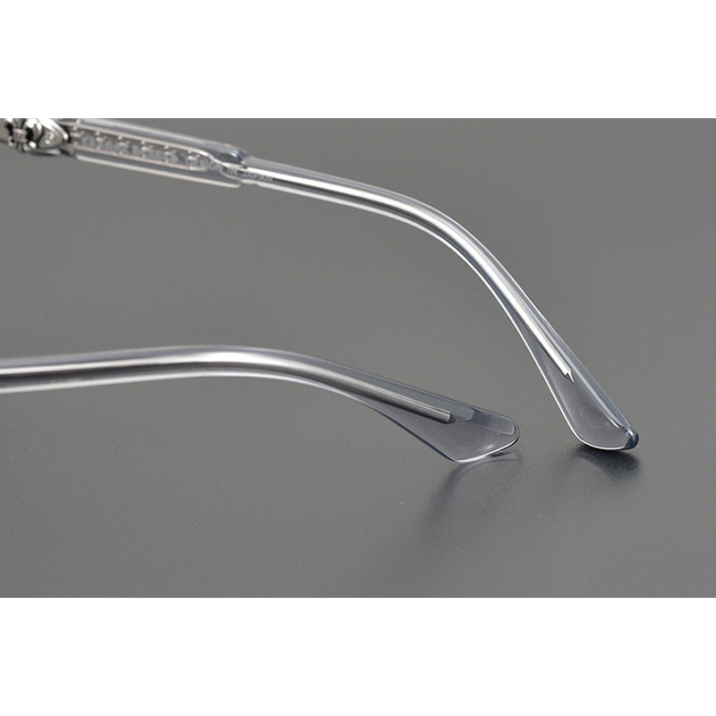CHH Chrome Hearts Glasses Square Frame Titanium Frame Myopia Glasses Frame