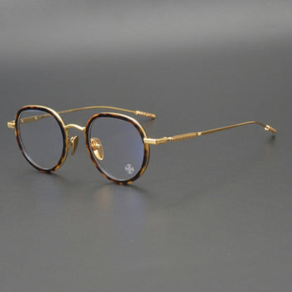 CHH Chrome Hearts Glasses Pure Titanium Oval Eyewear Frames