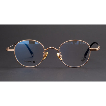 CHH Chrome Hearts Glasses Fashion Exquisite Pure Titanium Ultra Light Round Frame