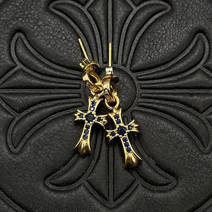 Chrome Heart Cross Earring