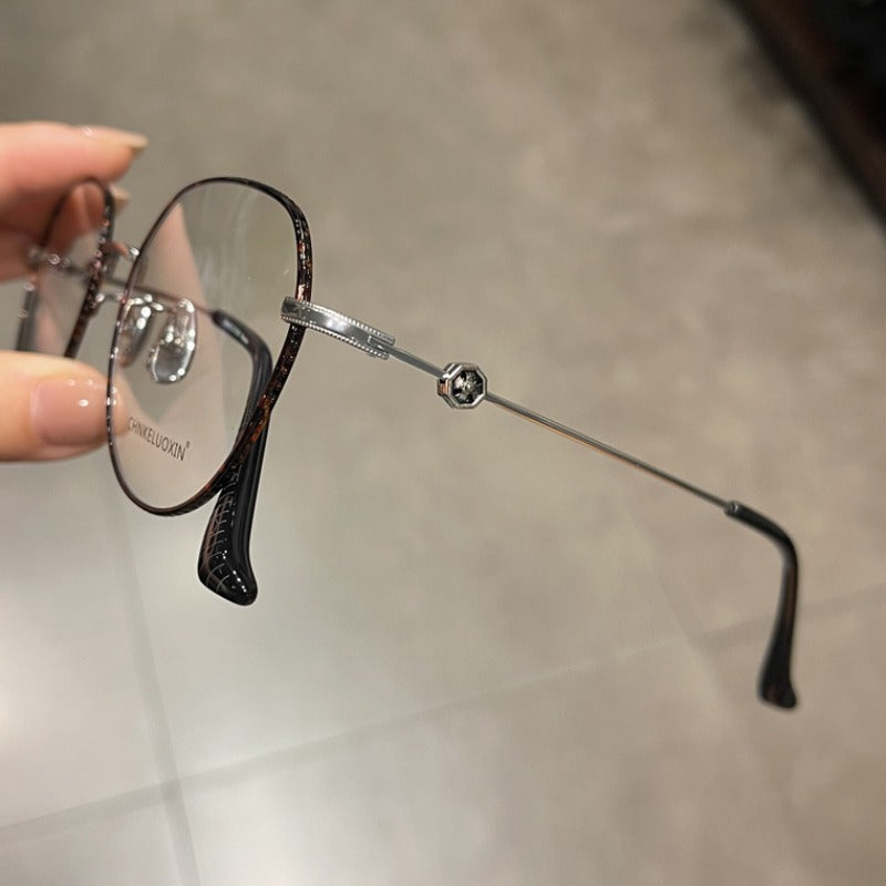 CHH Chrome Hearts Glasses Pure Titanium Ultra Light Retro Myopia Glasses Frame