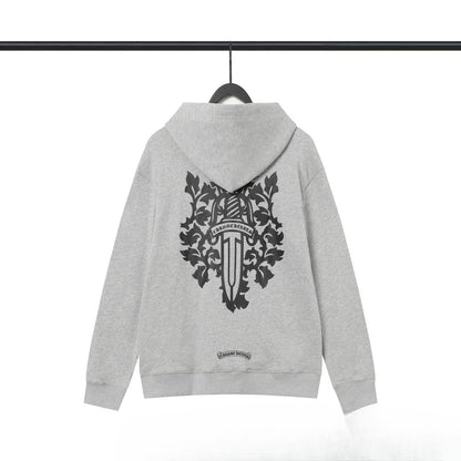 CHH Chrome Heart Hoodie Chrome Heart Sanskrit embroidered hooded sweater sweater