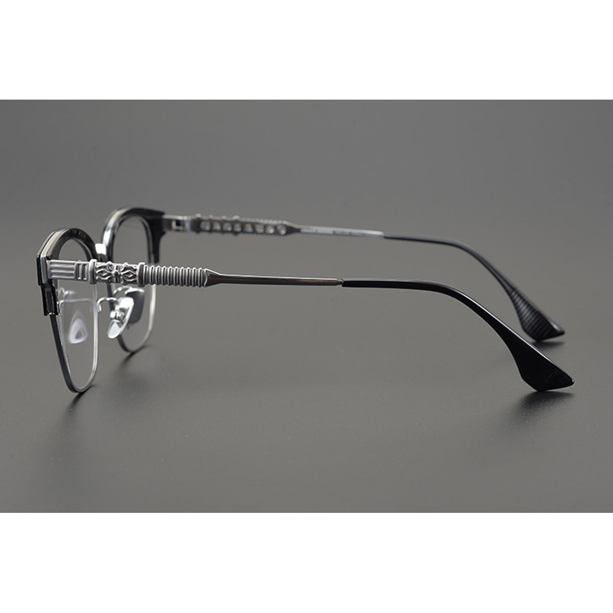 CHH Chrome Hearts Glasses Vintage Ultra Light Half Frame Myopia Glasses Frame