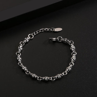 Chrome Hearts double-layer Cross simple bracelet