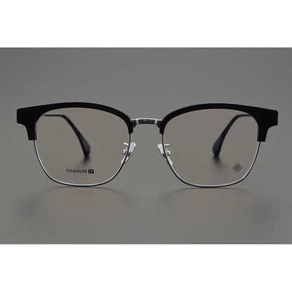 CHH Chrome Hearts Glasses Vintage Ultra Light Half Frame Myopia Glasses Frame