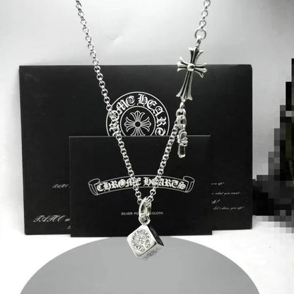 chrome hearts S925 silver cross flower