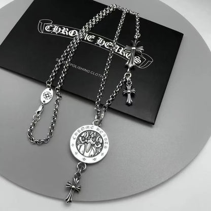 chrome hearts S925 silver cross flower