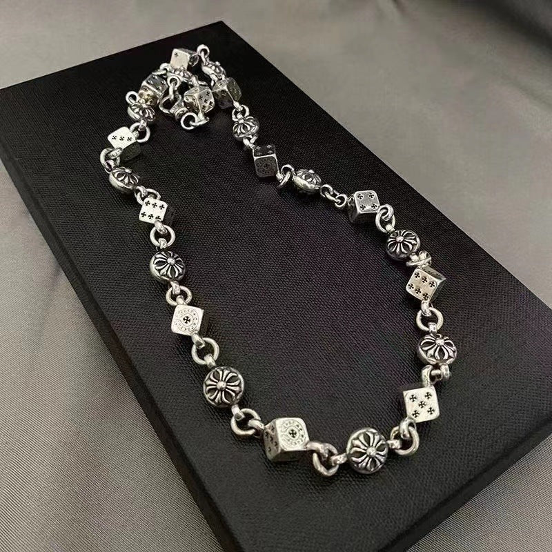 chrome hearts S925 silver cross flower