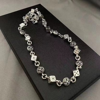 chrome hearts S925 silver cross flower